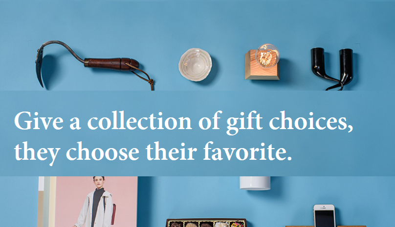 Give a collection of gift choices